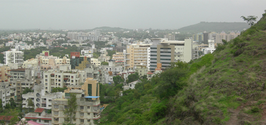 Baner views from the top of the Hill