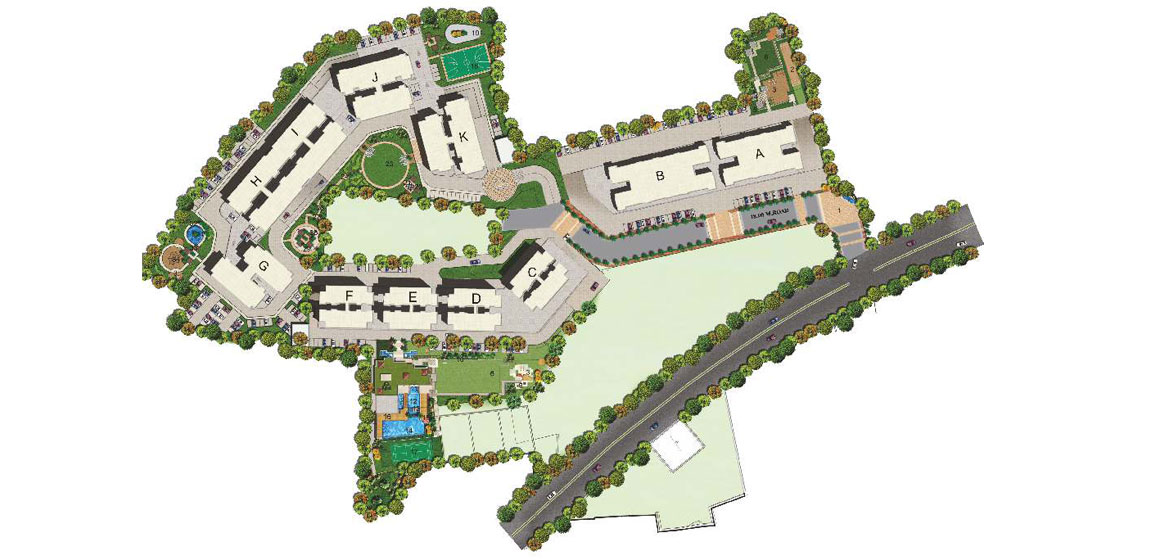 Layout of Western Avenue