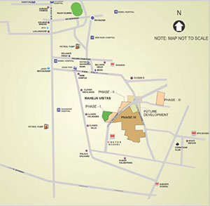 Location Map - Premiere Apartments in NIBM